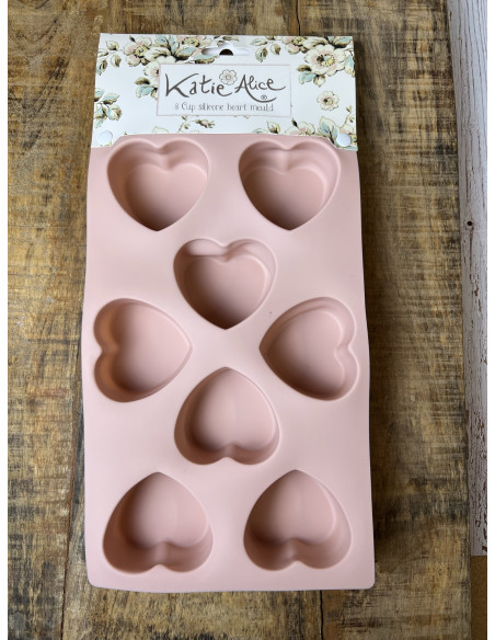 Forma Silikonowa Serduszka Pudrowy Róż