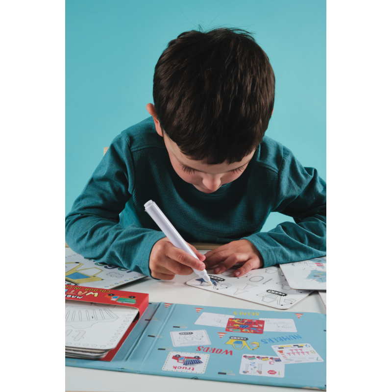 Karty wodne z pisakiem - Na budowie