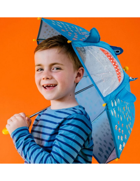 Rekin Parasolka Zmieniająca Kolory z Okienkiem 3D