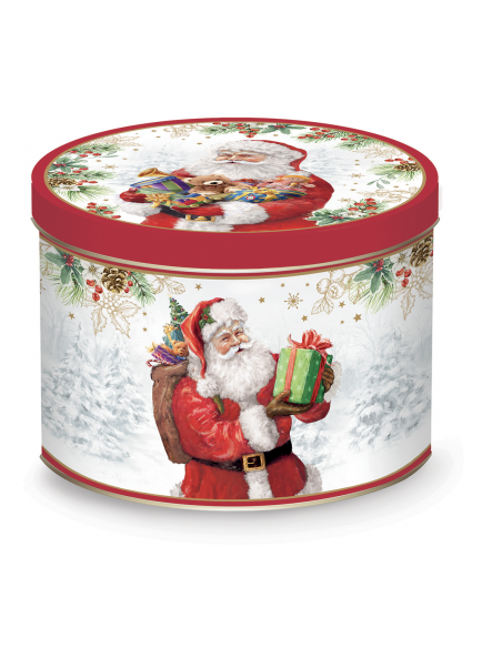 Mikołaj z Prezentami Kubek Porcelanowy w Ozdobnej 