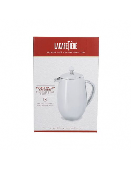 La Cafetiere Zaparzacz Srebrny 1 litr