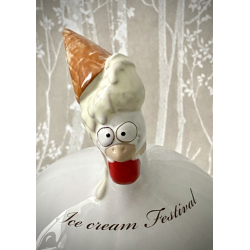 Zabawny Kurczak z Lodami 21 cm 2